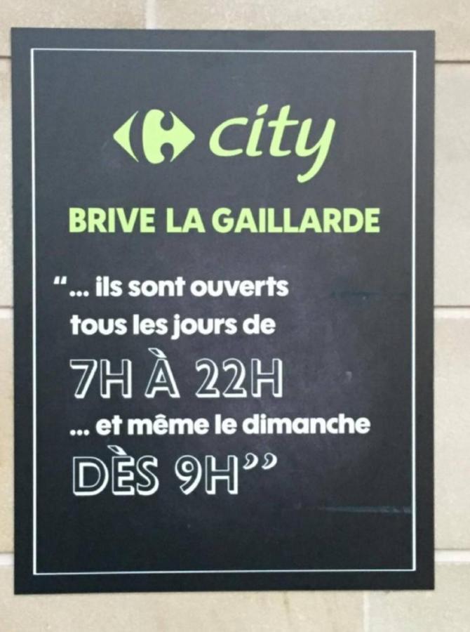 Logement A Brive, Proche Centre-Ville Et Gare, Avec Climatisation - Internet Fibre - Stationnements Gratuit Dış mekan fotoğraf